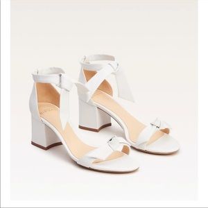 Alexandre Birman white Clarita block 60 sandal